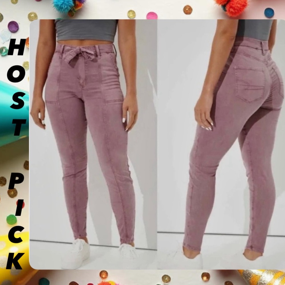 American Eagle Curvy High Rise Jegging 24W NWT